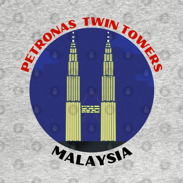 Malaysia's Petronas Twin Towers by WhoopsieDaisie!